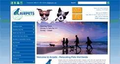 Desktop Screenshot of airpets.com